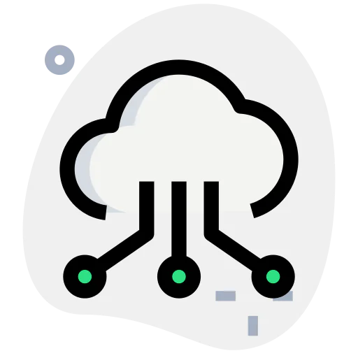 Cloud network icon