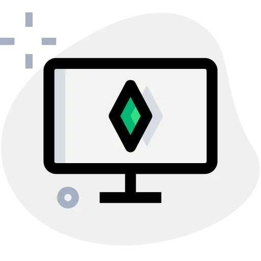 Computer screen icon