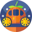 Pumpkin carriage ícono 64x64