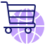 Online shopping icon 64x64