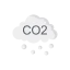 CO2 cloud biểu tượng 64x64