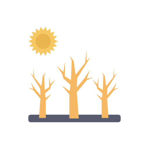 Desertification icon