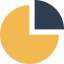 Pie chart icon 64x64