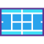 Tennis court icon 64x64