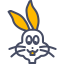 Easter bunny ícone 64x64