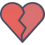 Broken heart アイコン 64x64