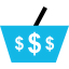 Shopping basket icon 64x64