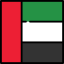 United arab emirates icon 64x64