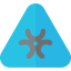 Biohazard Symbol 64x64