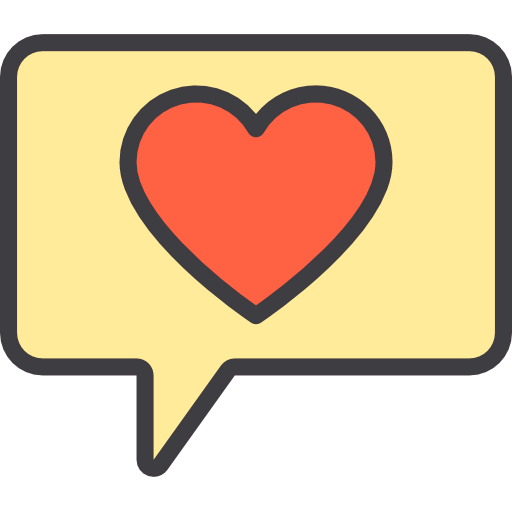 Love message icon