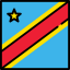 Democratic republic of congo icon 64x64
