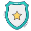 Police badge icon 64x64