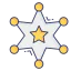 Police badge icon 64x64