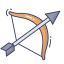 Bow and arrow ícono 64x64