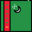 Turkmenistan icon 64x64