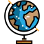 Earth globe icon 64x64