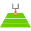 American football field icon 64x64