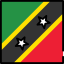 Saint kitts and nevis icon 64x64