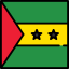 Sao tome and prince icon 64x64