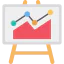 Line chart icon 64x64