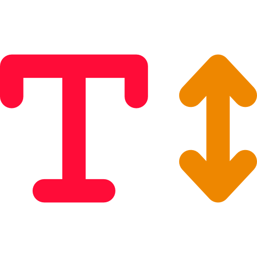 Text height icon