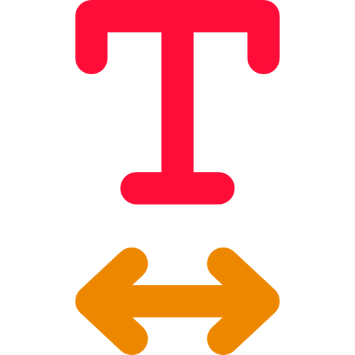 Text width icon