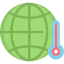 Global warming アイコン 64x64