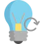 Light bulb icon 64x64