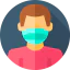 Medical mask icon 64x64