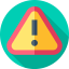 Warning sign icône 64x64