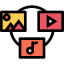 File sharing biểu tượng 64x64