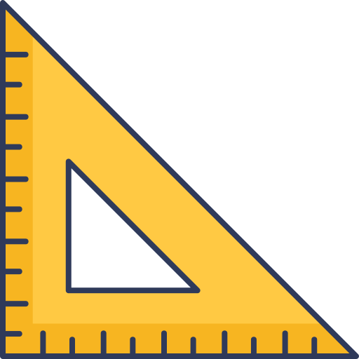 Set square Ikona