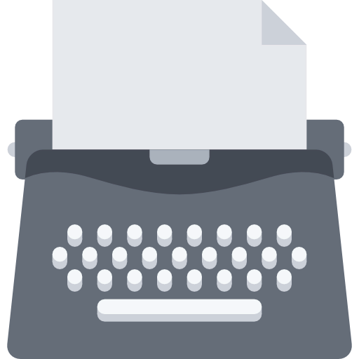 Typewriter icon
