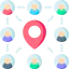 Social network Symbol 64x64