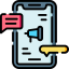 Social media marketing icon 64x64
