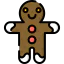 Gingerbread man ícono 64x64