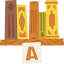 Книжная полка иконка 64x64
