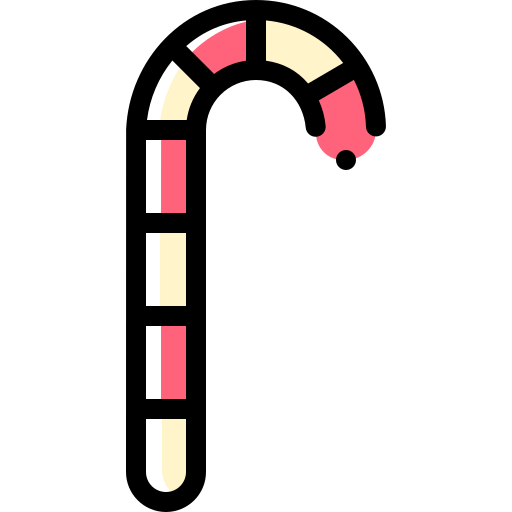 Candy cane icon