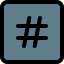 Hashtag Symbol 64x64