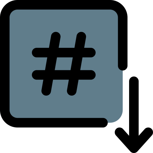 Down arrow icon
