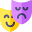Theatre mask icon 64x64