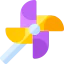 Toy windmill icon 64x64