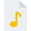 Audio file ícono 64x64