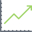 Line chart biểu tượng 64x64