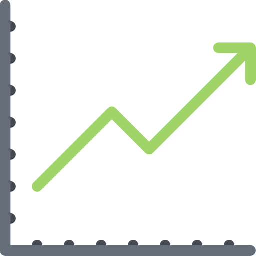 Line chart icon