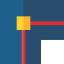 Straight vertex icon 64x64