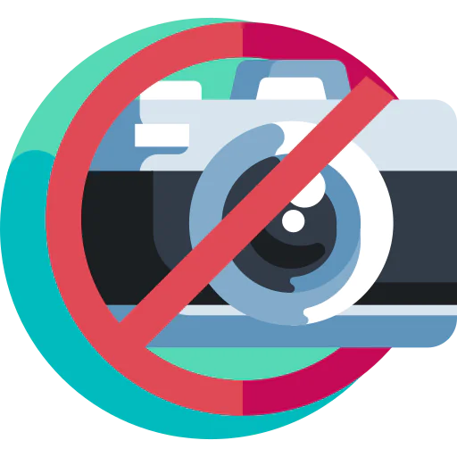 No camera icon