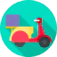 Delivery bike Symbol 64x64