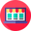 Online shopping icon 64x64