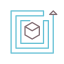 Brand positioning icon 64x64